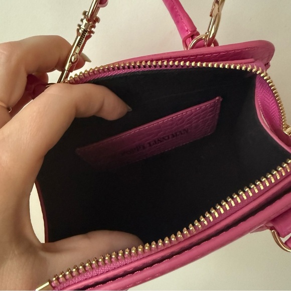 Poppy Lissiman Crikey BB Faux Croc Top Handle Mini Bag in Hot Pink - Picture 11 of 11